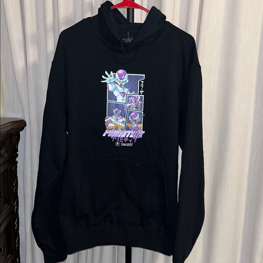 Primitive Black and Purple Graphic Hoodie
